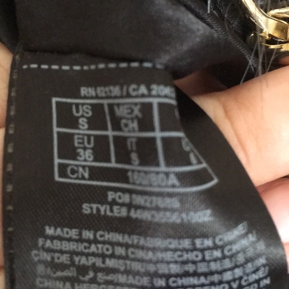 🛍️ SOLD Marciano Faux Fur MulTicolor Jacket S - Picture 5 of 5